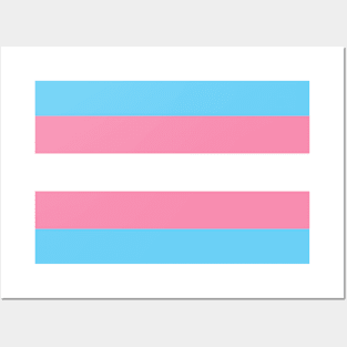 Trans Flag Posters and Art